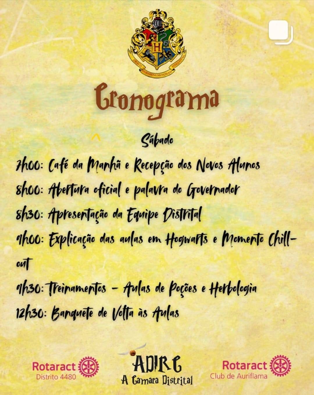 Rotaract 4480 divulga cronograma do evento ADIRC