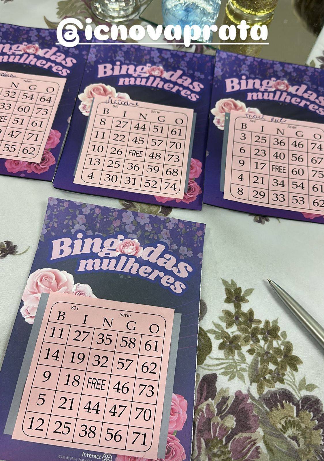 Bingo do Interact - Dia da Mulher 