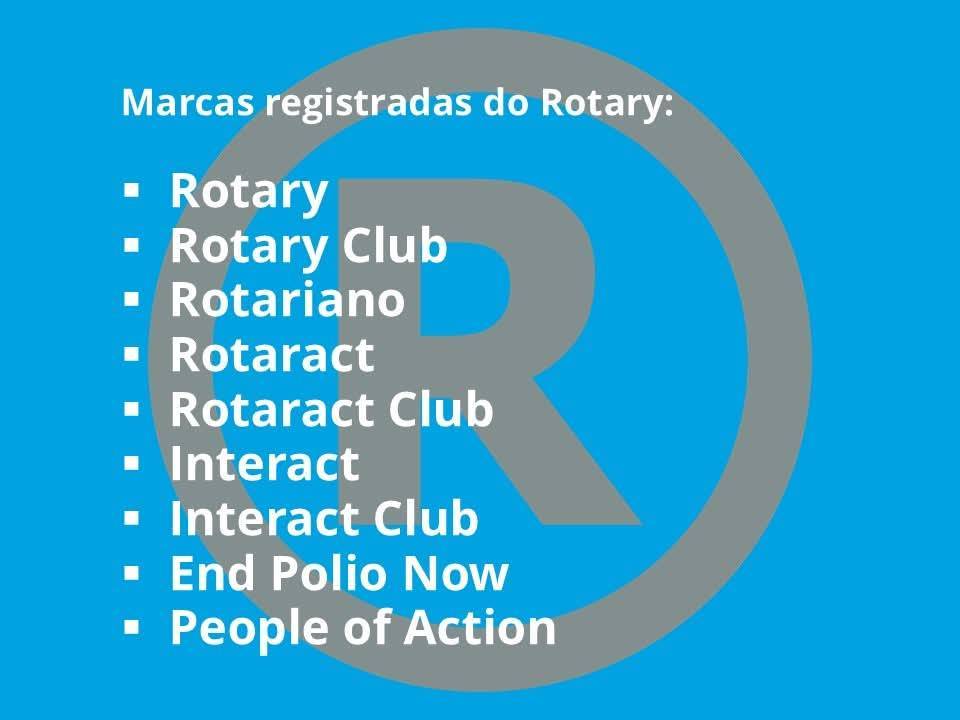 Rotary Imagem Pública Brasil Publica Sobre as Marcas Registradas do Rotary