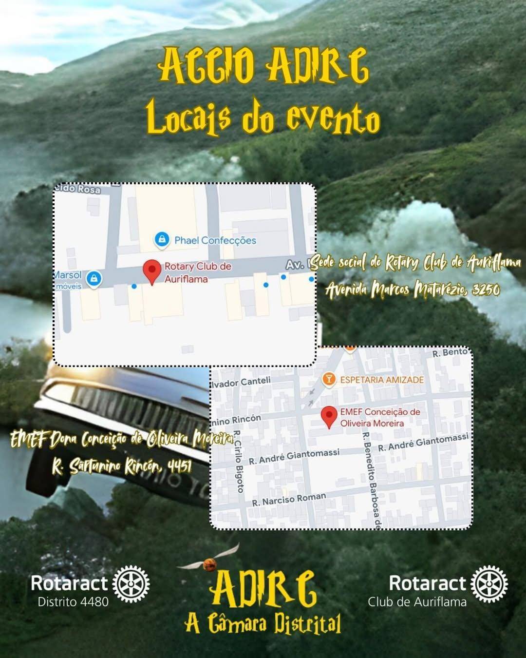 Rotaract 4480 Informa Local em Auriflama onde Acontecerá o ADIRC