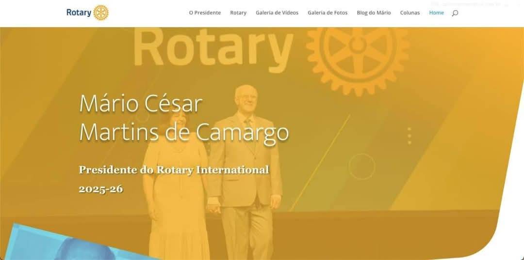 Conheça o Site do Pres. 2025-26 do Rotary International