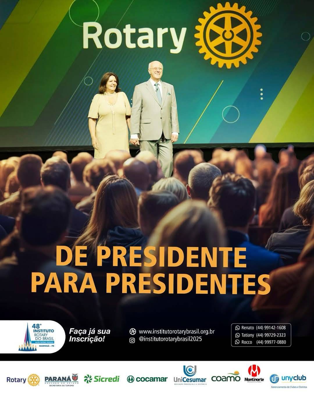 Coordenador Nacional Claudiney Rocco Convida Para Seminário de Capacitação para Presidentes em Maringá