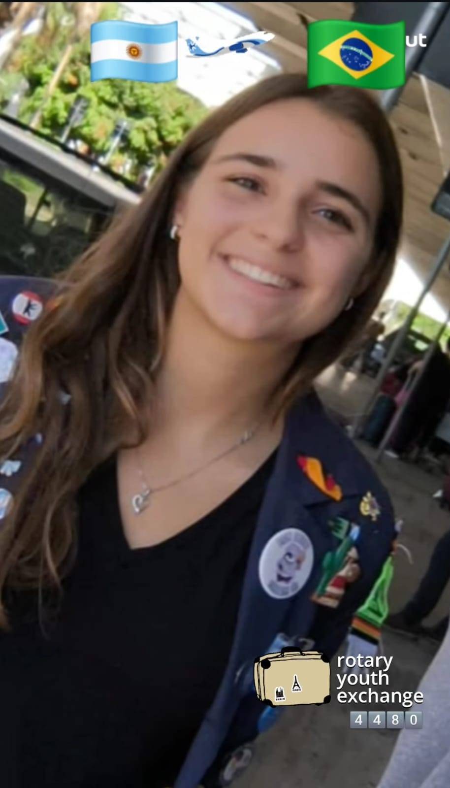 Rotary Club de Olímpia Recebeu a Primeira Jovem do Intercâmbio de Curta Duração - Guadalupe Vinda da Argentina