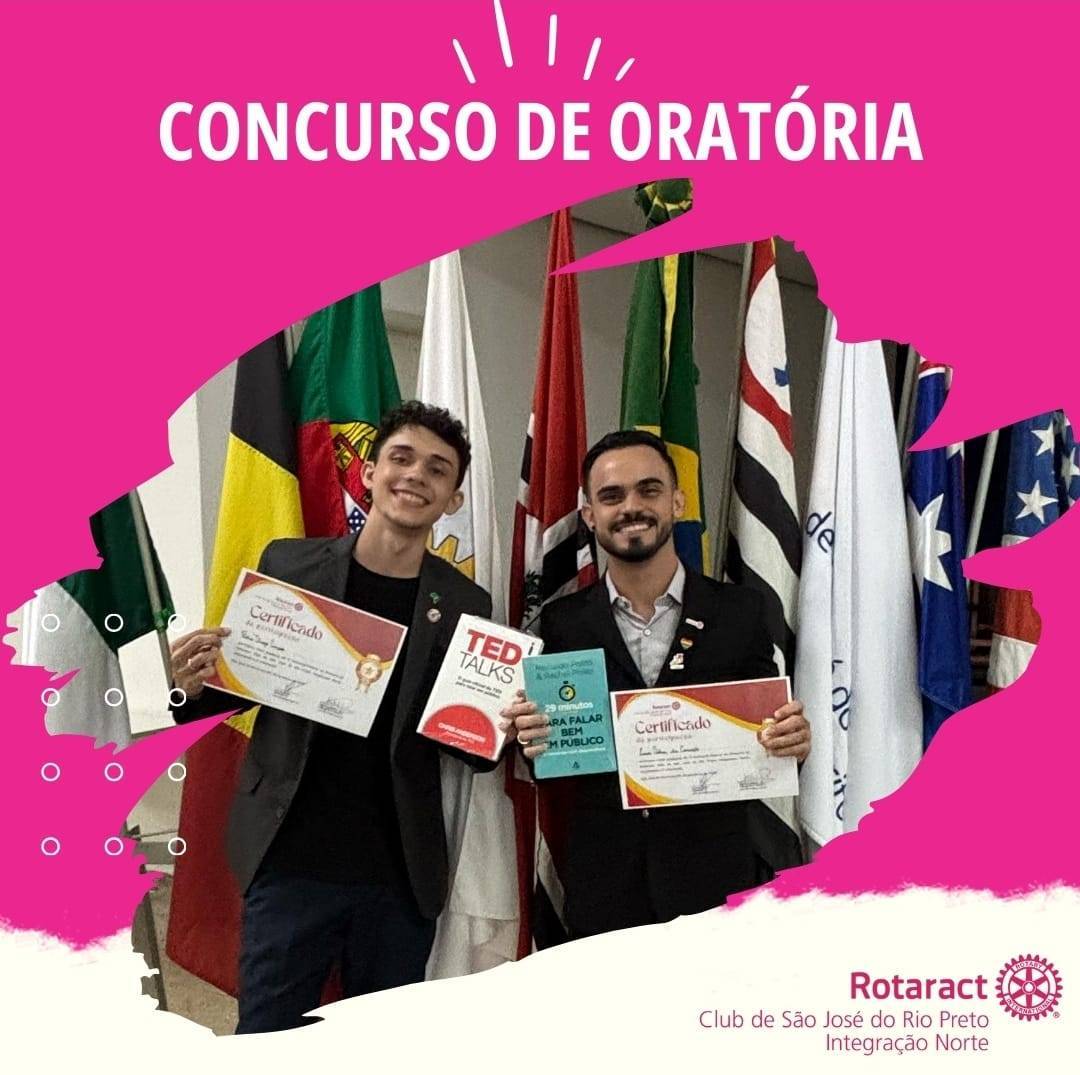 Rotaract Club de São José do Rio Preto - Integração Norte realiza concurso interno de oratória