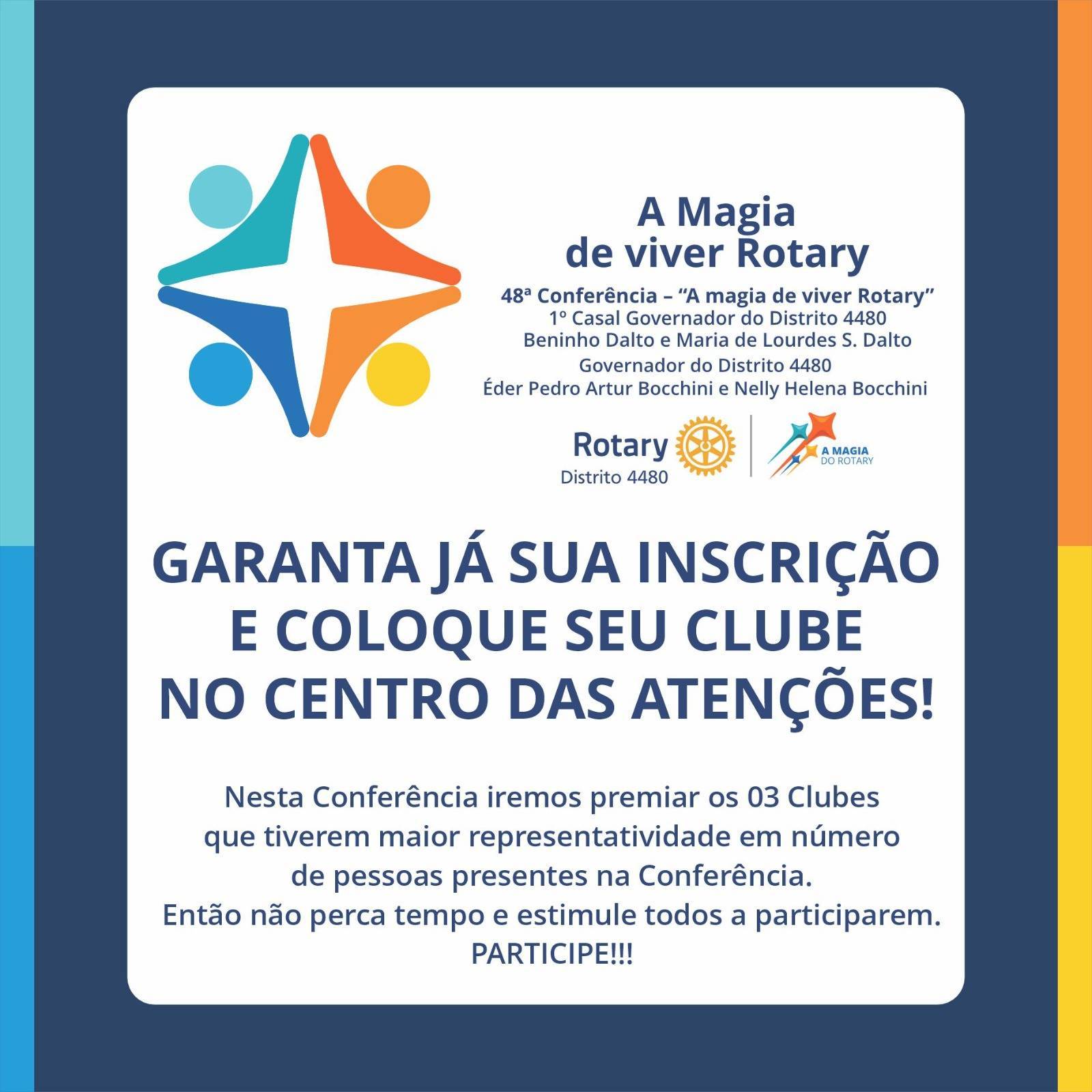 Caro(a) companheiro(a), você já garantiu a sua vaga na 48ª Conferência Distrital?