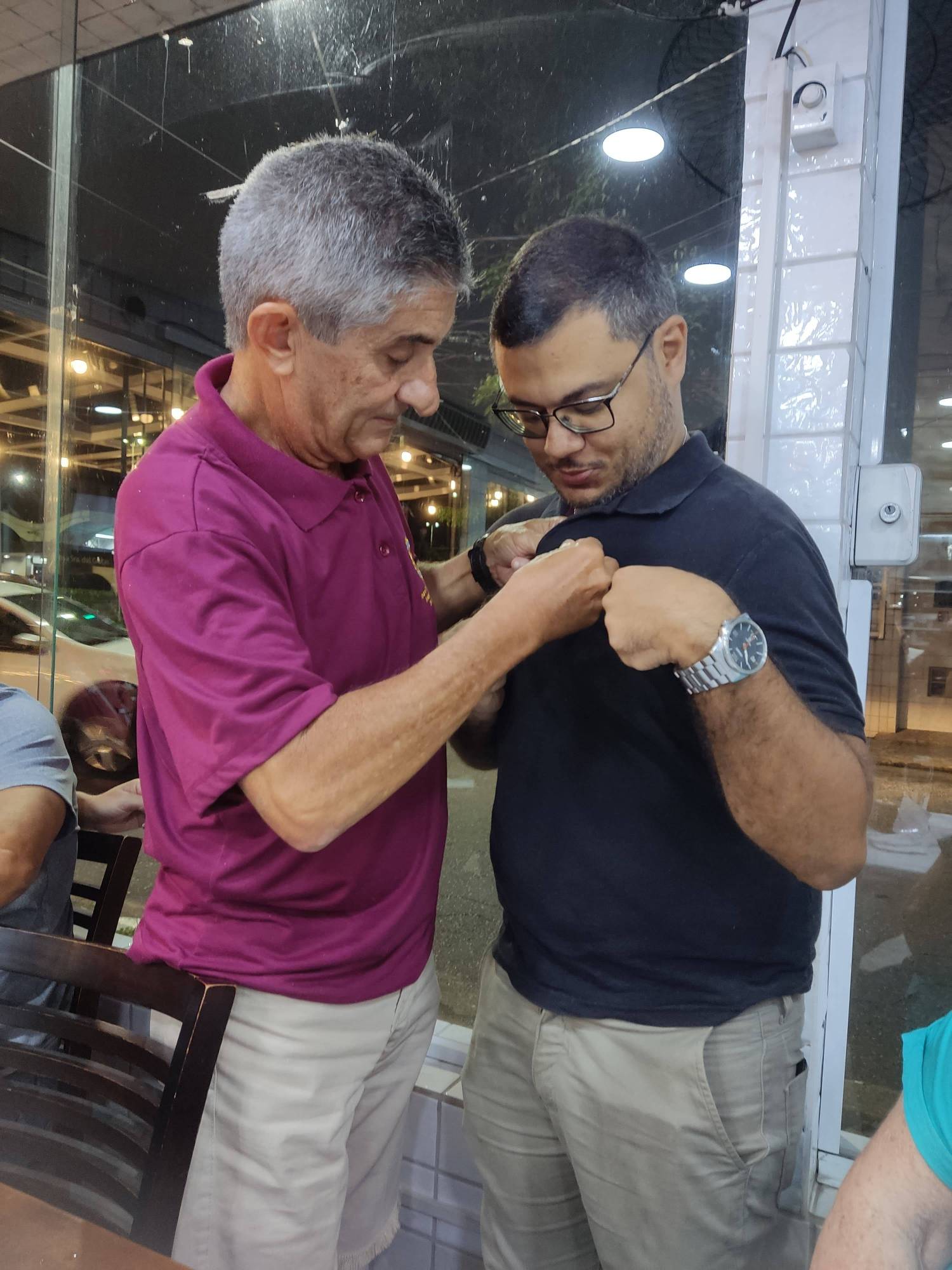 Posse de novo sócio Luis Eduardo