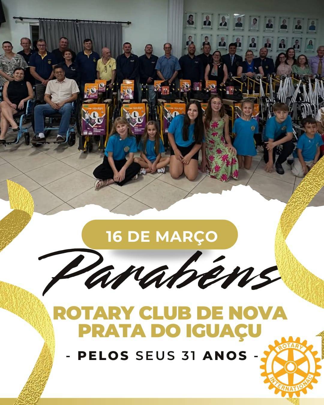 31 ano de Rotary Club de Nova Prata do Iguaçu