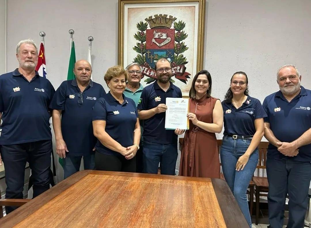 Rotary Club de Cafelândia participa de reunião com Prefeita do município