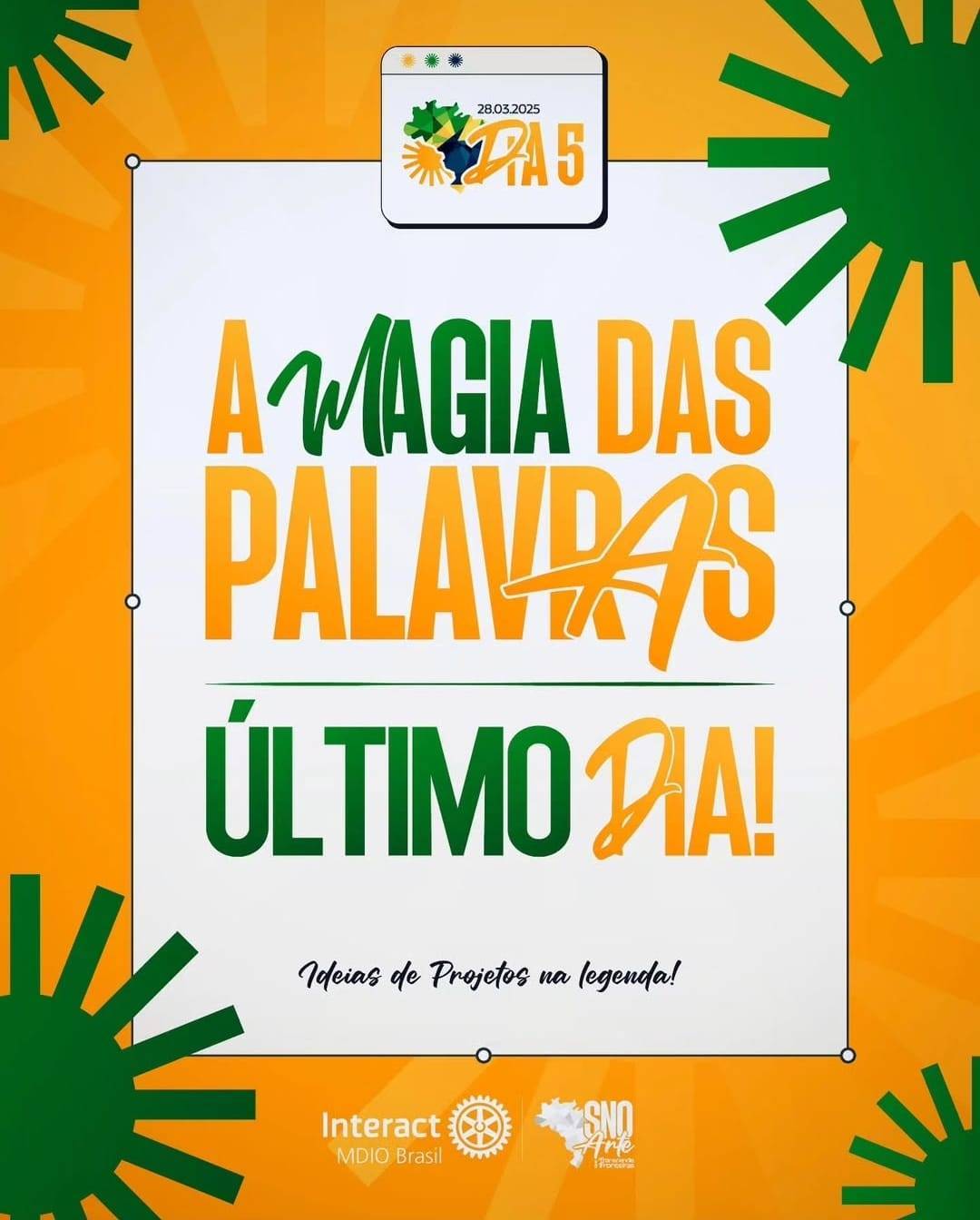MDIO Interact Br divulga 5º e último dia Semana Nacional de Oratória