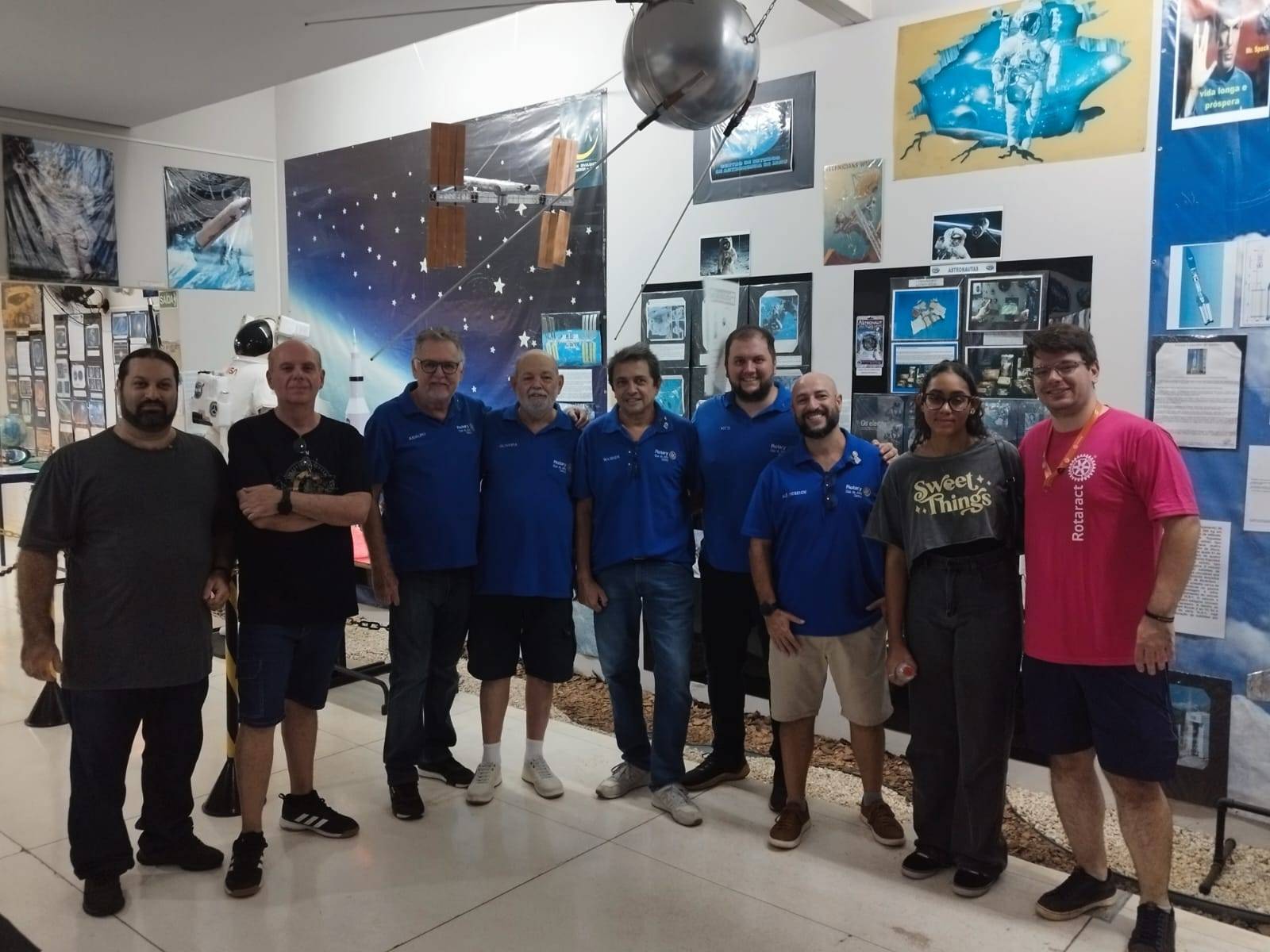 Rotary Club de Jahu - Centro realiza entrega do Projeto Distrital junto ao Centro de Estudos de Astronomia de Jaú (CEAJ)