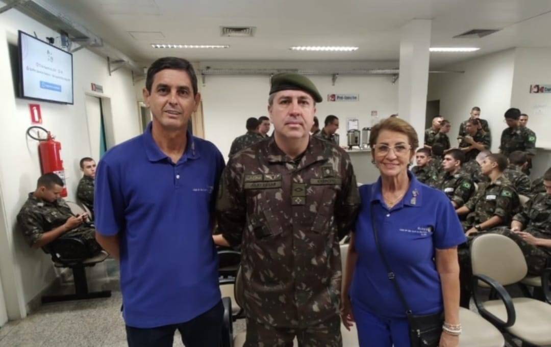 Rotary Club de São José do Rio Preto - Jardins e Tiro de Guerra 02-033 de São José do Rio Preto realizam ação de doação de sangue