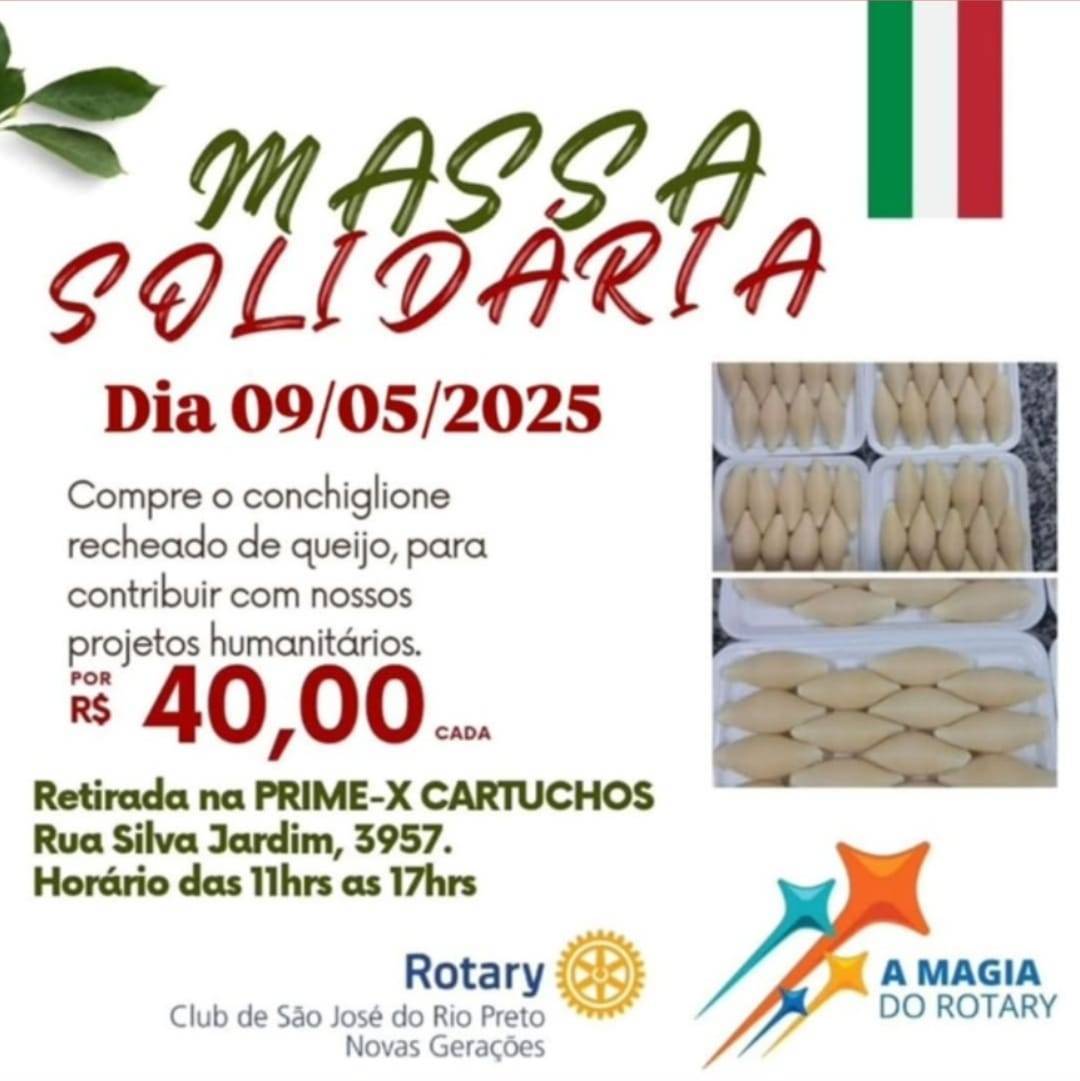 Massa Solidária do Rotary Club de São José do Rio Preto - Novas Gerações
