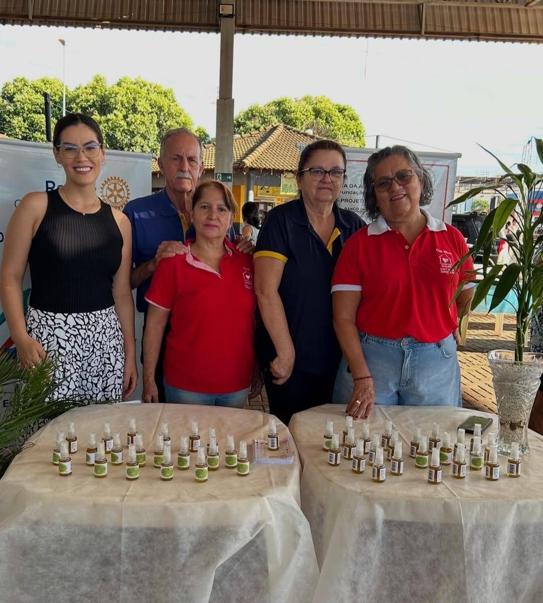 Rotária de Ouroeste participou da 8ª Feira da Saúde no município de Ouroeste
