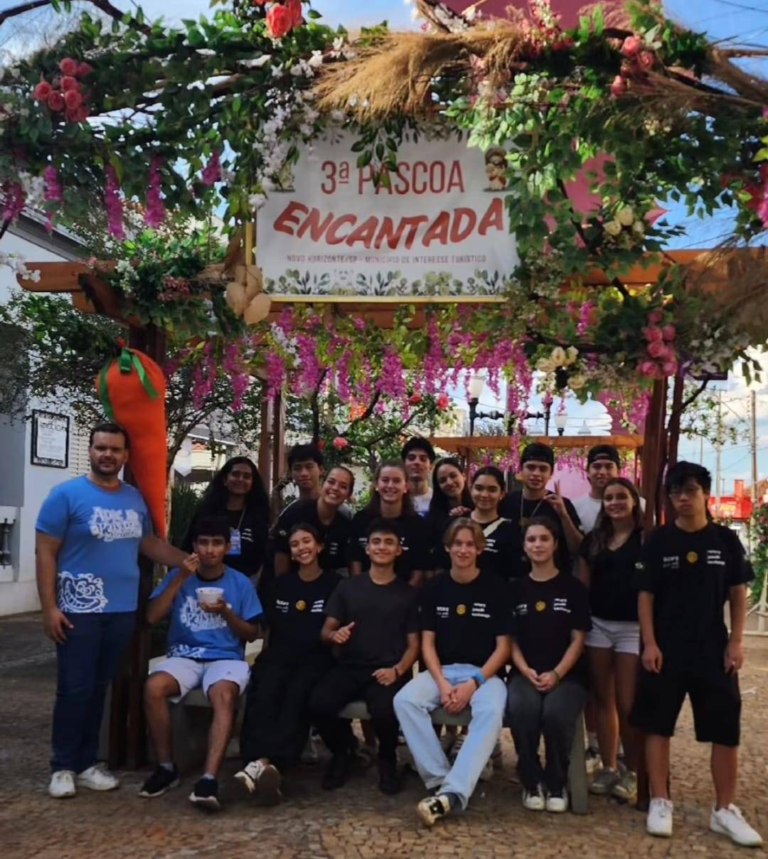 Intercambistas do Distrito 4480 participam da ADIC do Interact Club, na cidade de Novo Horizonte