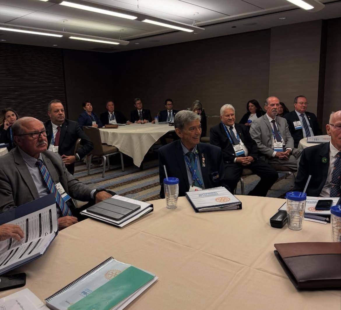 O Gov. José Luiz Sanches Vargas representa o Distrito 4480 no Conselho de Legislação do Rotary International em Chicago-EUA