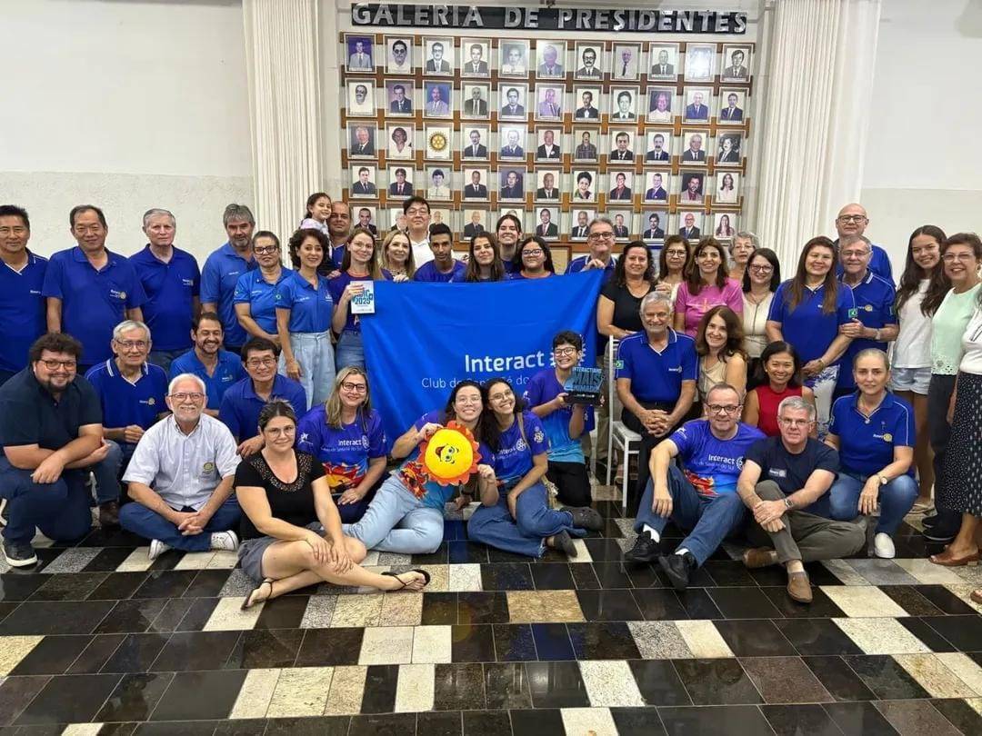 Rotary Club de Santa Fé do Sul realiza Reunião Ordinária com a presença dos interactianos em comemoração aos 59 anos de Fundação