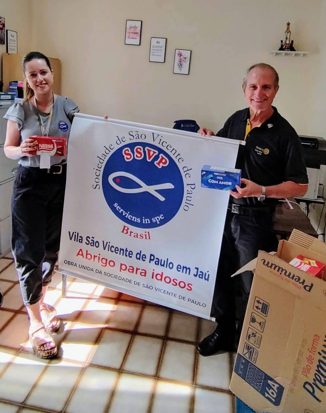 Rotary Club de Jahu - Leste encerrou nesta Quinta-feira Santa (17/04) mais uma ação solidária