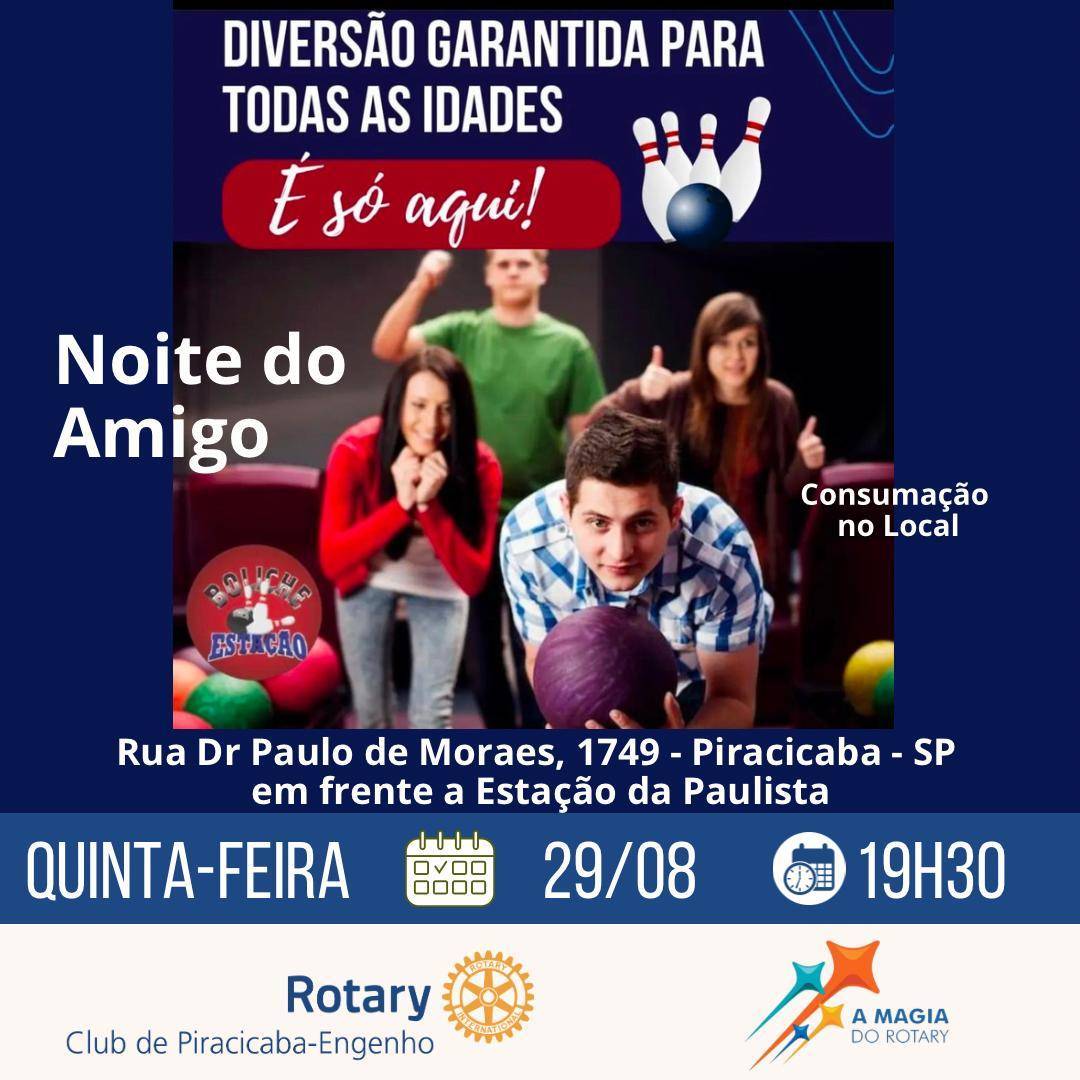 NOITE DO AMIGO É NO BOLICHE!