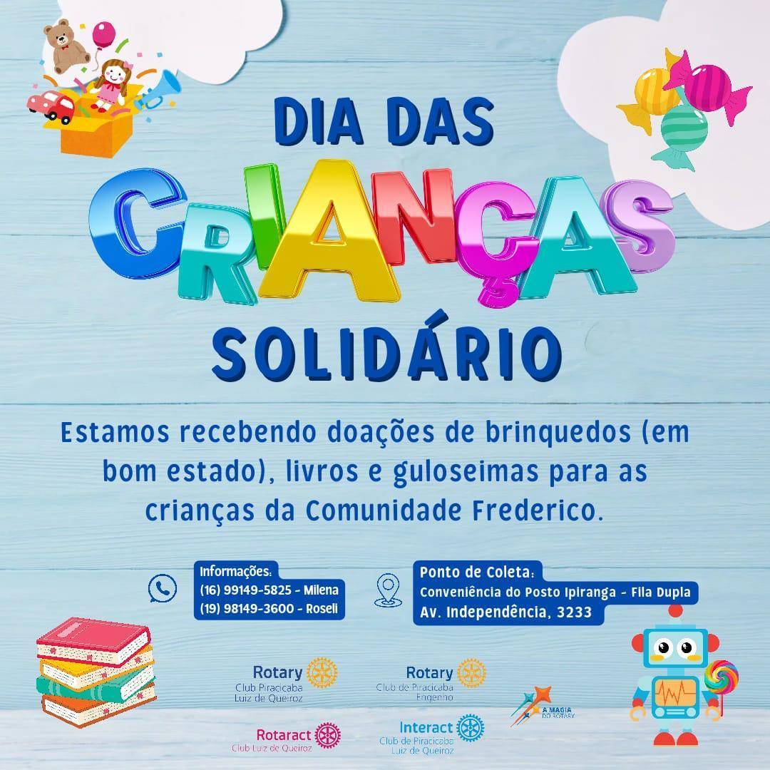 LIVROS E DOAÇÕES DE GULOSEIMAS EM REUNIÃO CONJUNTA RC LUIZ DE QUEIROZ