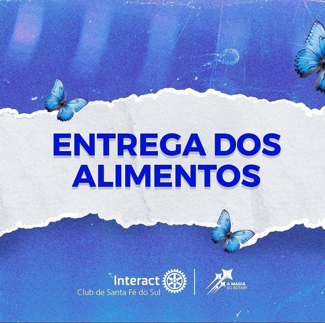 Interact Club de Santa Fé do Sul realiza entrega de alimentos na Santa Casa da cidade