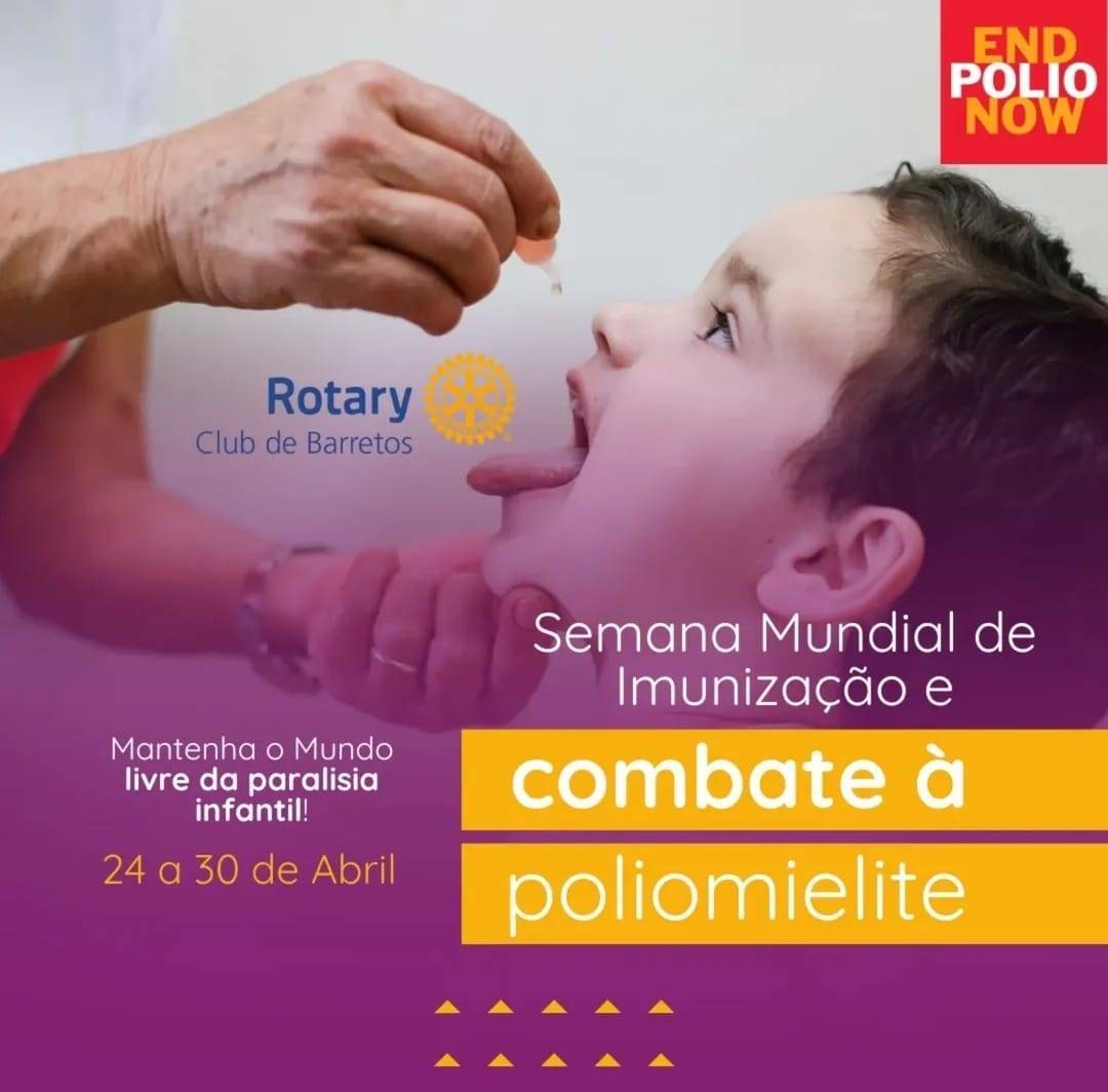 Rotary Club de Barretos explica o que é a Pólio