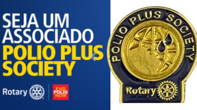 PolioPlus Society: Doe, parcele no cartão, acumule pontos e faça história!