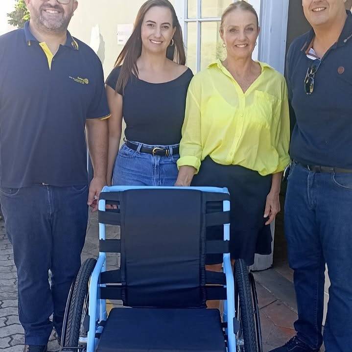 RC Princesa do Jacuí e RC Pérolas do Jacuí realizam a doação de cadeiras de rodas para o Asilo Nossa Senhora Medianeira