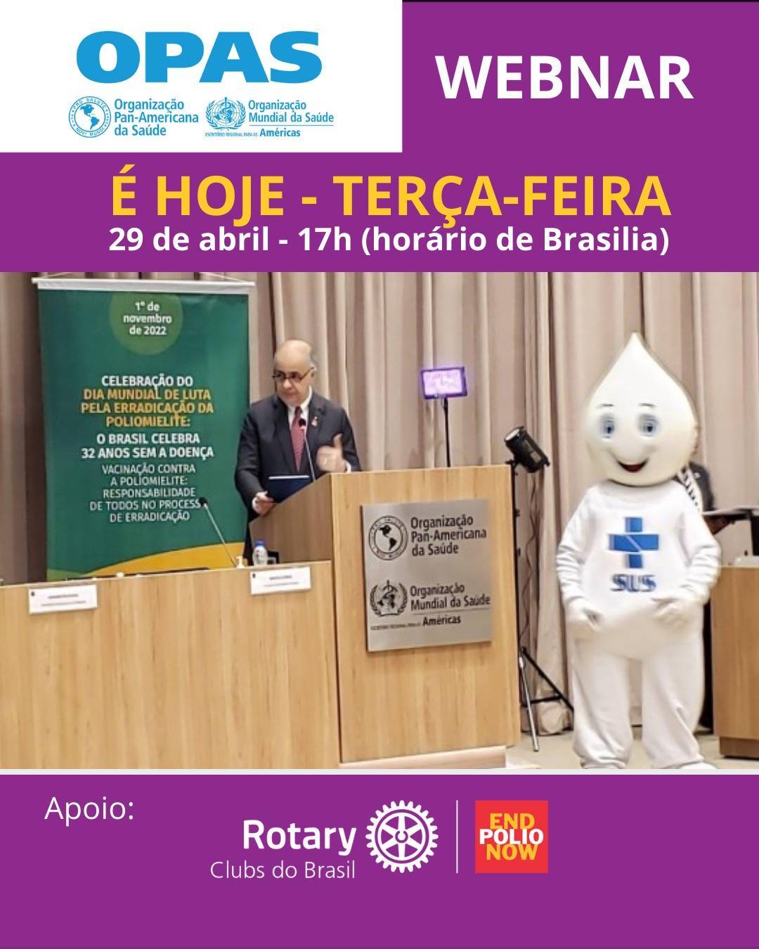 Marcelo Haick, médico e especialista do Rotary, convidado para o webinário