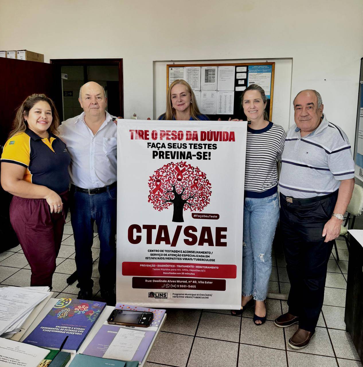 Rotary Clubs de Lins se reuniu com a Coordenadora Programa Municipal para alinhar os passos para a Campanha Hepatite Zero