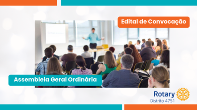A Assembleia Geral define os novos conselheiros do Distrito, assim como a aprovação das contas da gestão anterior.