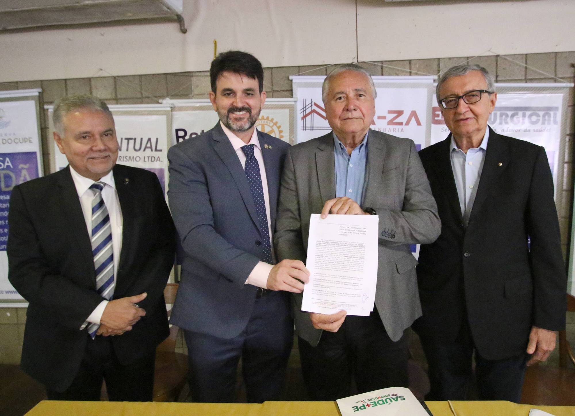 Parceria com o Sindicato dos Hospitais, Clinicas, Casas de Saúde e Laboratórios de Pesquisas e Análises Clinicas do Estado de Pernambuco dos Hospitais.