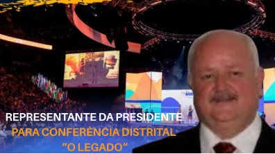Distrito 4710 recebe representante internacional da presidência do Rotary International na Conferência Distrital 2025