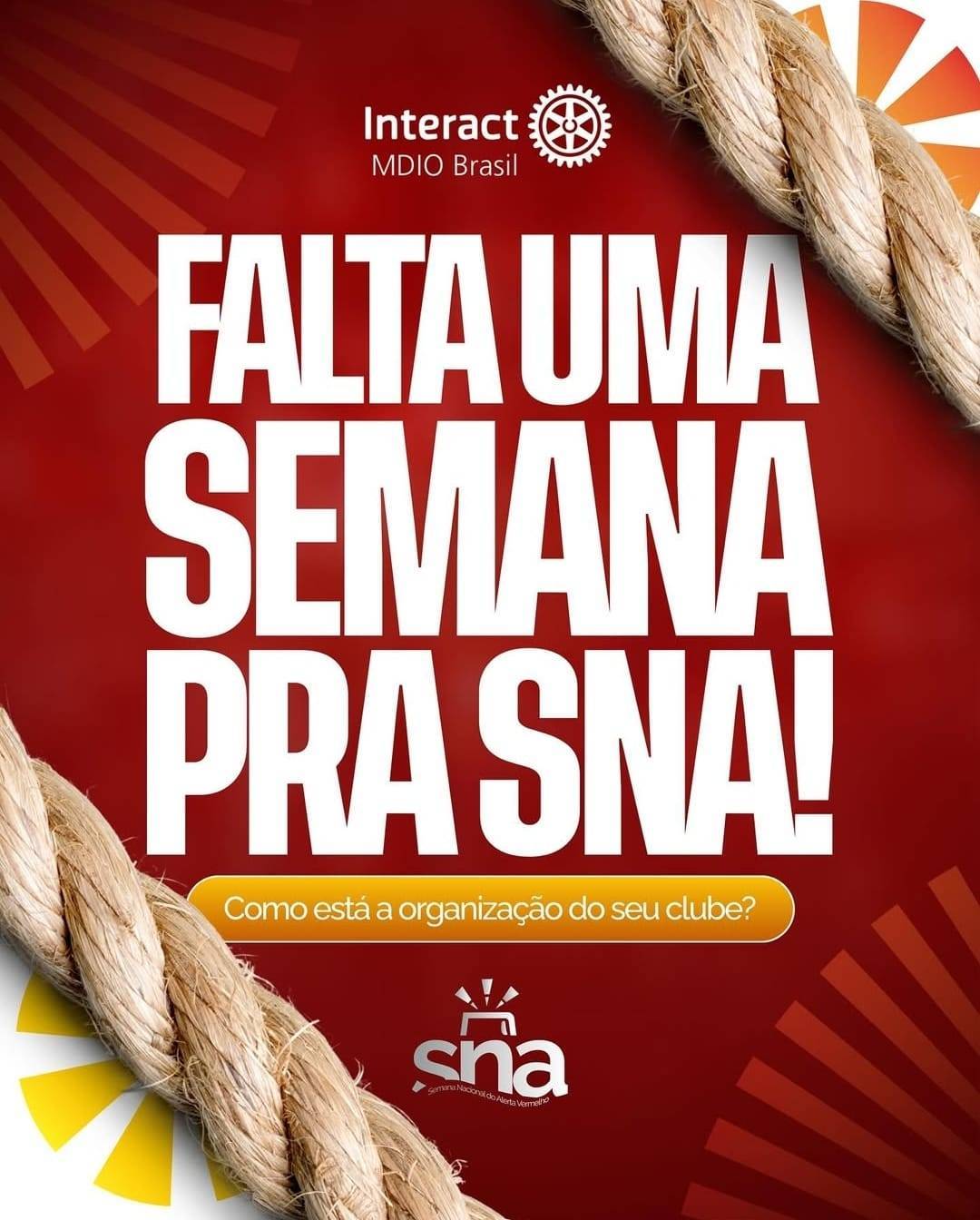 MDIO Interact Br divulga Semana Nacional do Alerta Vermelho