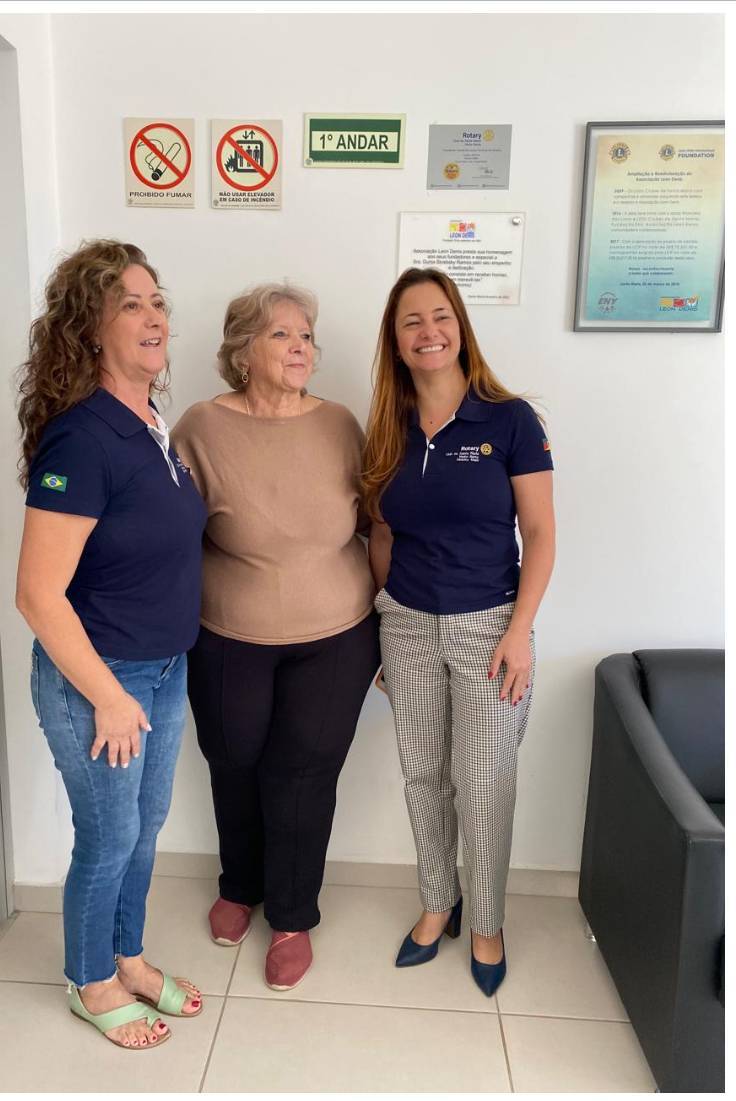 momento da entrega da obra