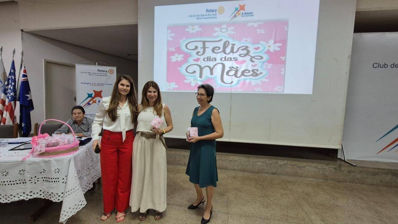 Rotary Club de São José do Rio Preto - Novo Cinquentenário realizou reunião festiva em comemoração ao dia das Mães