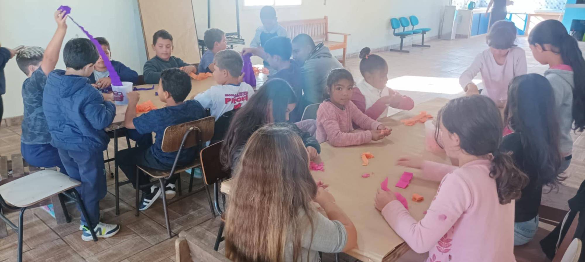 Oficinas de Artesanato.