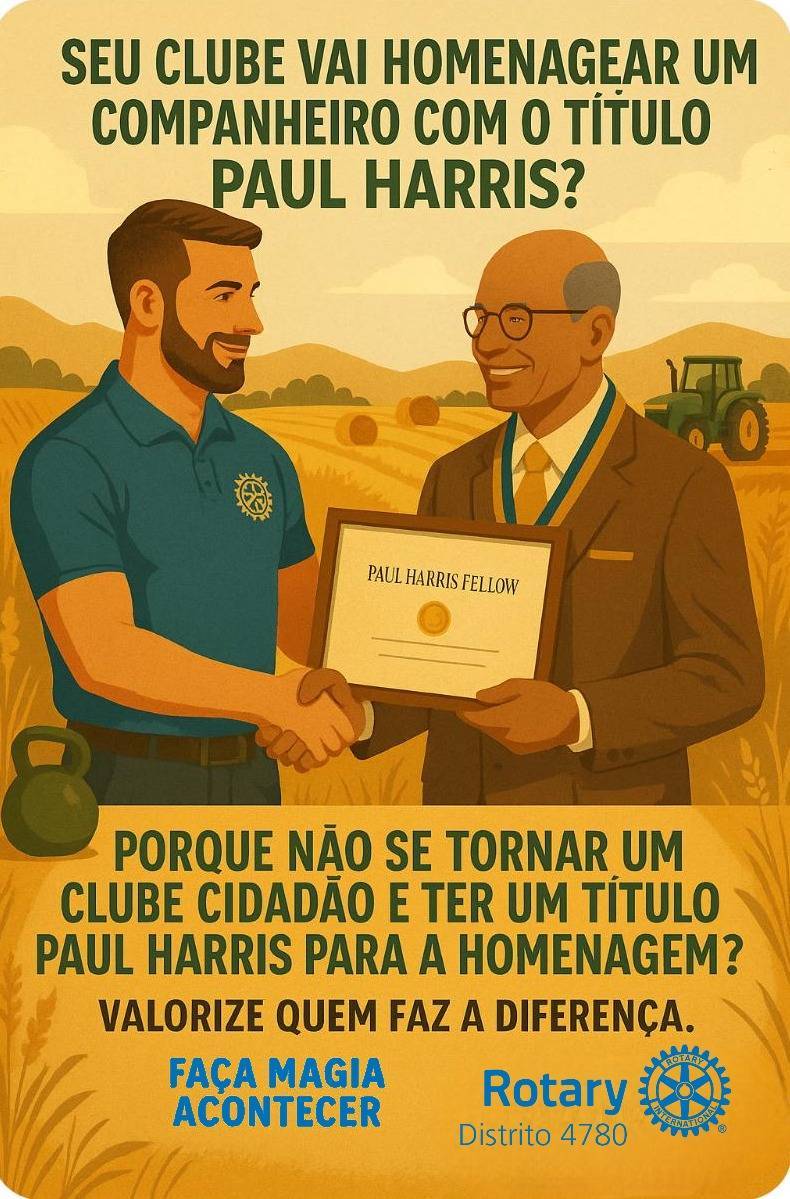 Reconhecimento Paul Harris.