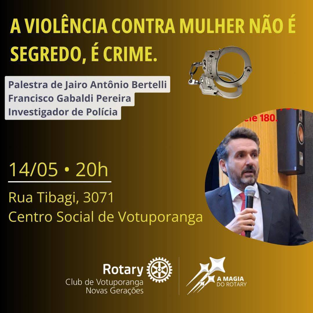 Rotary Club de Votuporanga - Novas Gerações promove palestra
