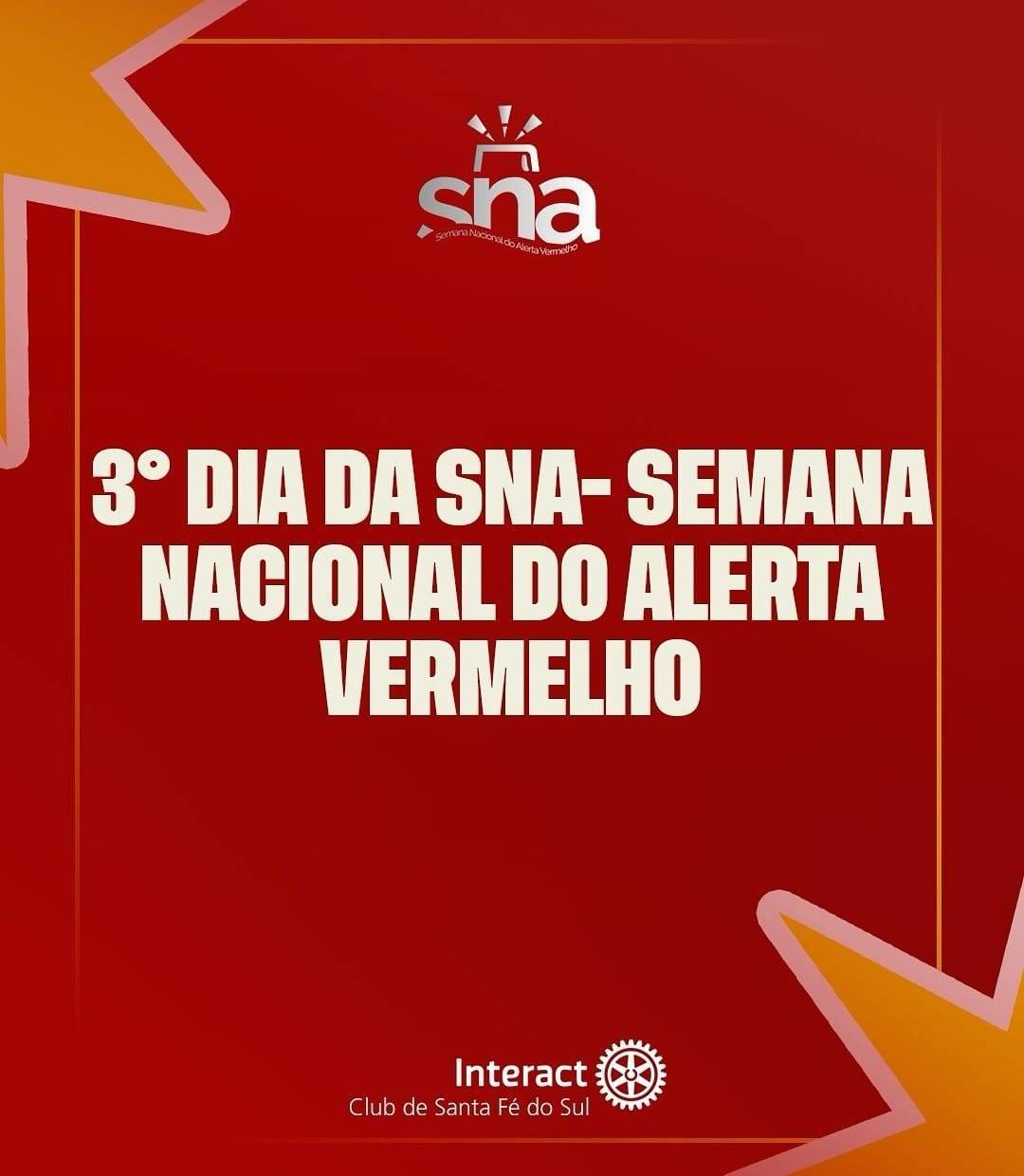 Interact Club de Santa Fé do Sul Realiza Palestra no Terceiro Dia da Semana Nacional do Alerta Vermelho