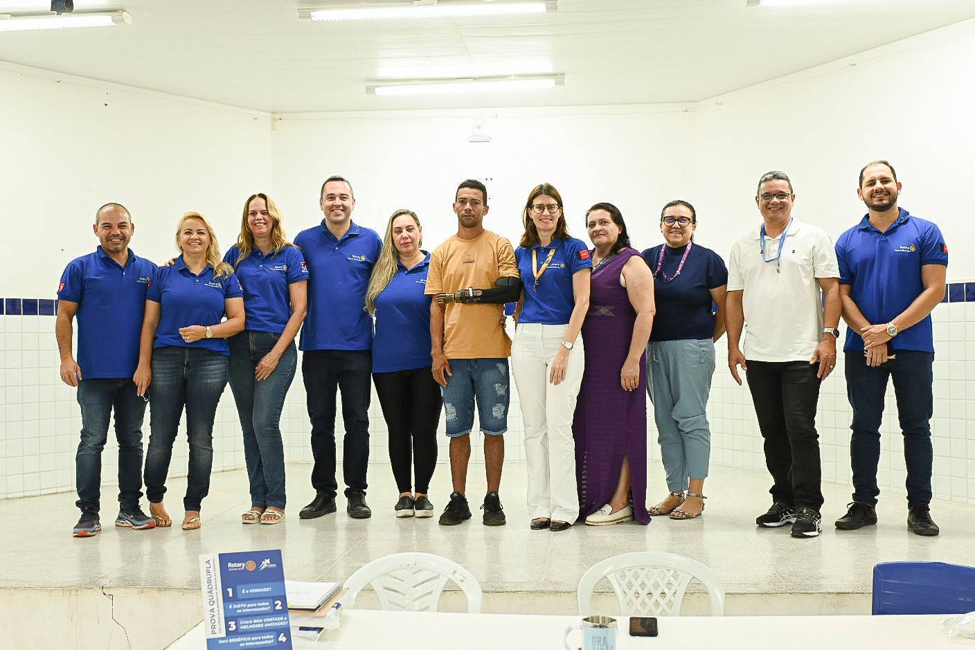 Rotary Club de Monteiro entrega mais um prótese LN4 (Projeto Mãos Solidárias) a beneficiário da Zona Rural de Zabelê (PB)