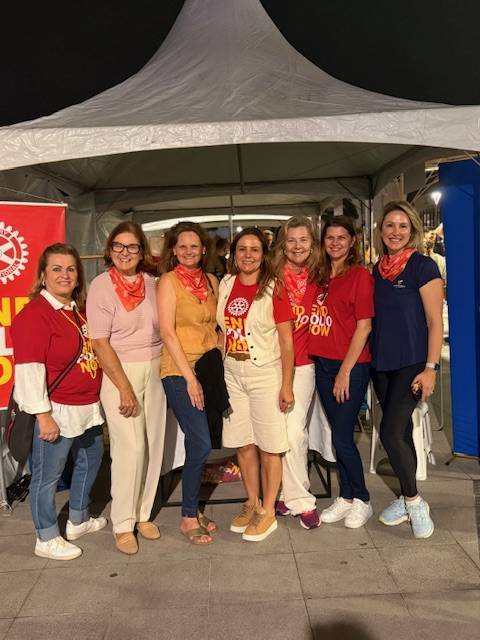 Campanha da pólio durante o evento Rico Run no dia 17/05/2025 