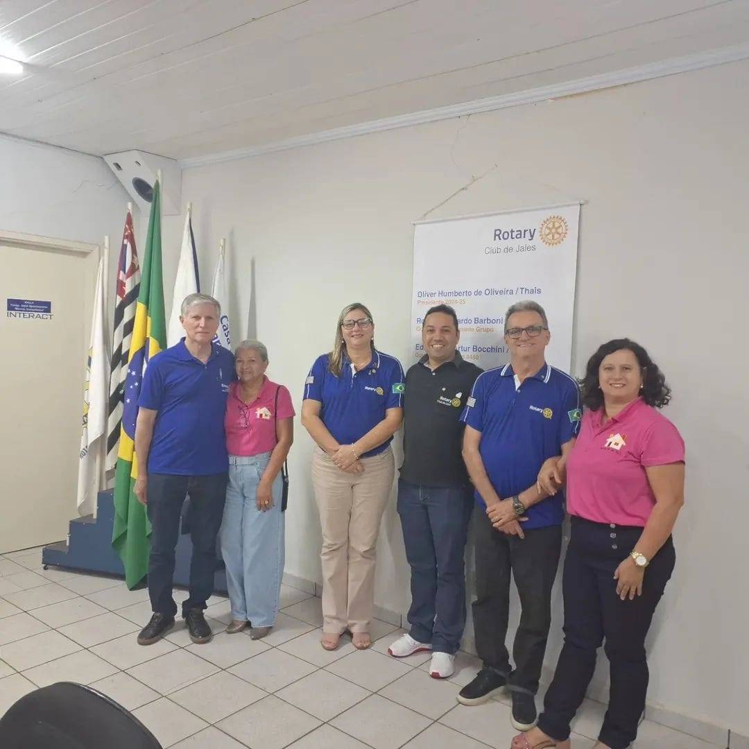 Rotary Club de Santa Fé do Sul realiza visita ao Rotary Club de Jales