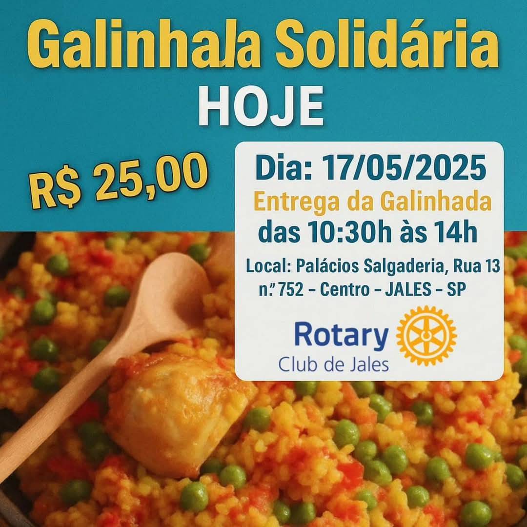 Rotary Club de Jales realiza a tradicional Galinhada Solidária