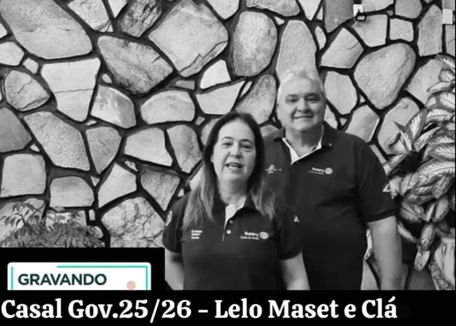 Casal Gov. da Gestão 2025-26 do Distrito 4480  convida para participar da posse 