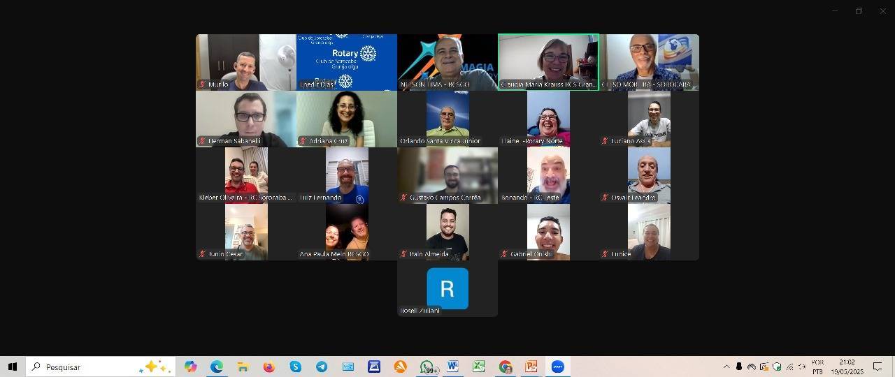 Reunião Interclubes para realizaçãod e projeto de alto Impacto