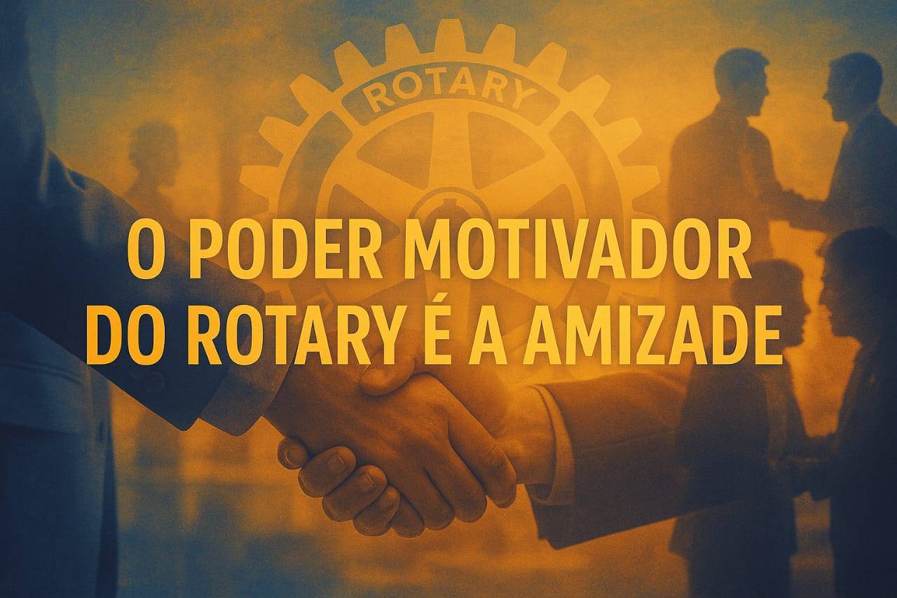  "O poder motivador do Rotary é a amizade"