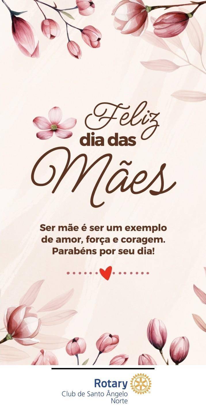 Feliz dia das mães