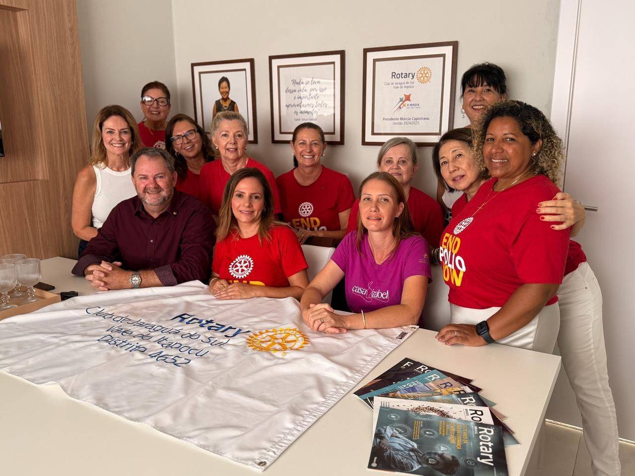  24/05/2025  - entrega das doações à Casa Izabel, viabilizadas com os recursos arrecadados no 1º Outlet do Rotary, realizado em novembro de 2024.