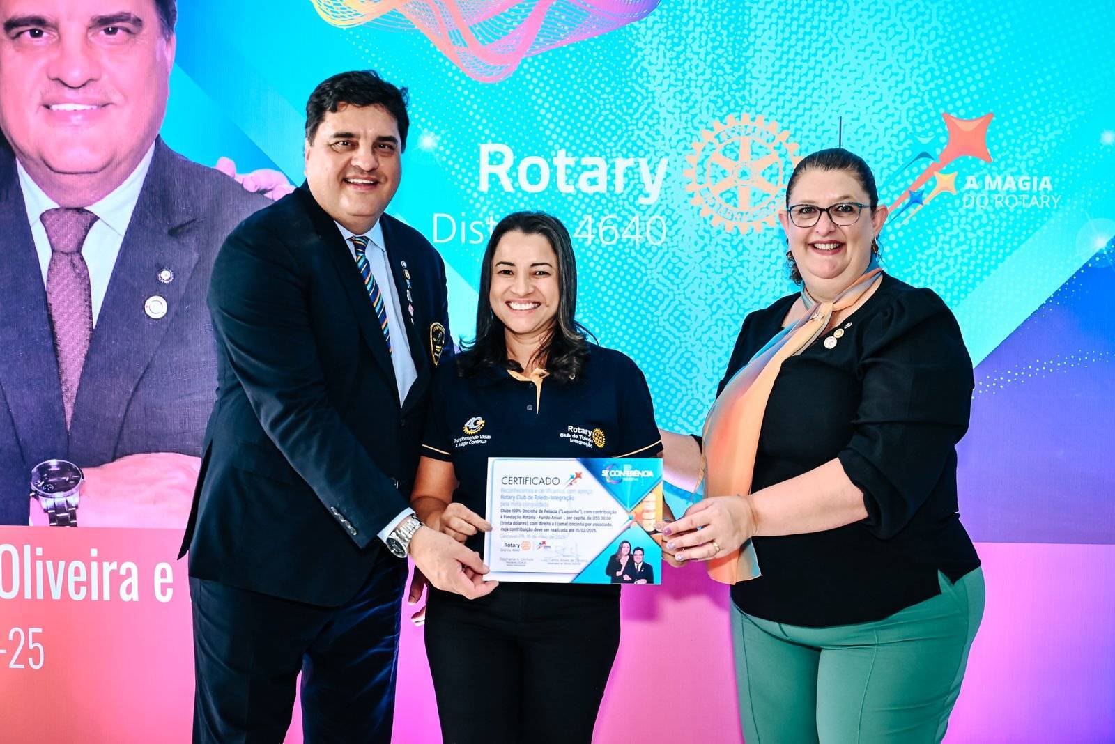 51ª Conferência Distrital - Reconhecimento e premiações pelo cumprimento das metas do distrito 4640