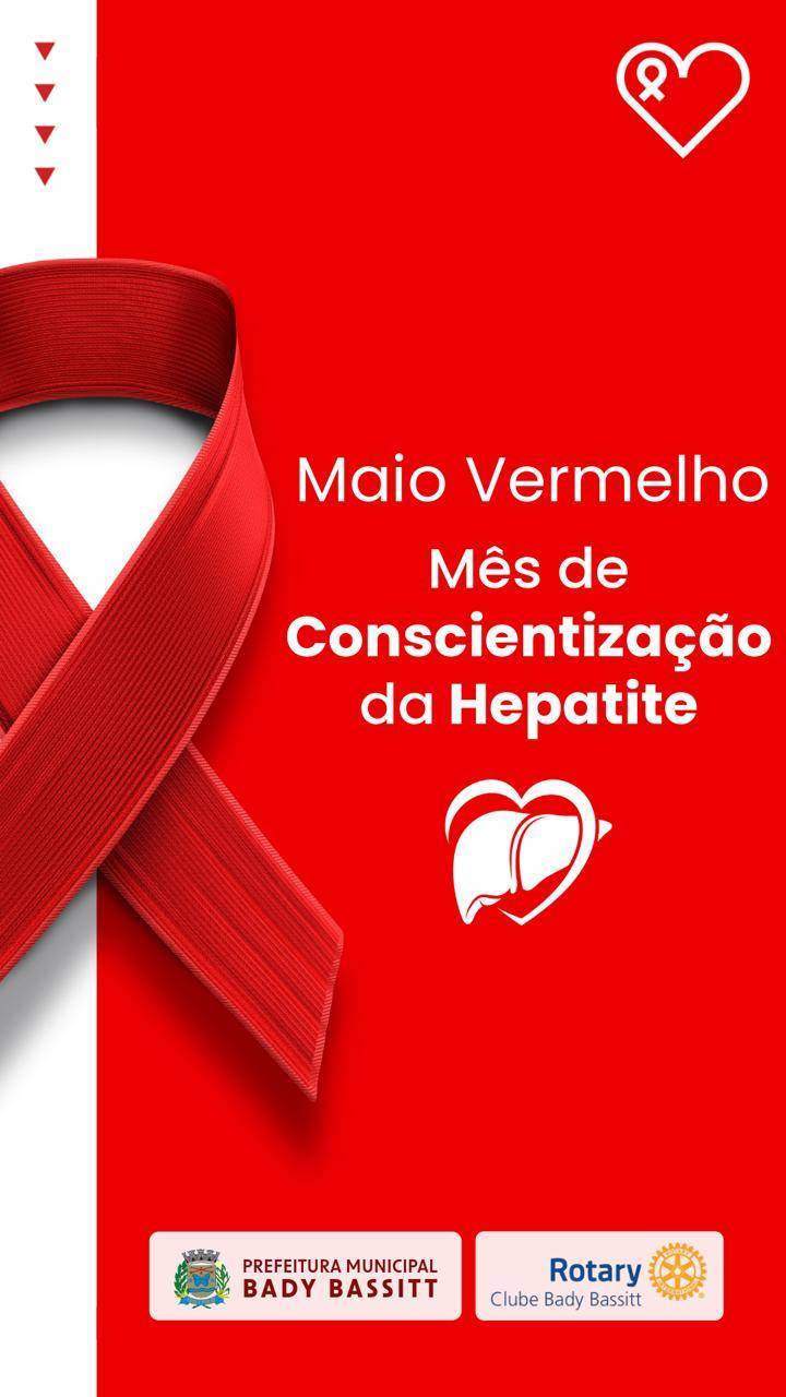 Rotary Club de Bady Bassitt realiza Campanha Maio Vermelho - Prevenção das Hepatites